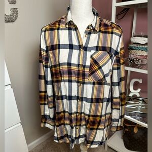Express Multicolor Flannel Shirt
